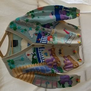 Berek lake themed cardigan